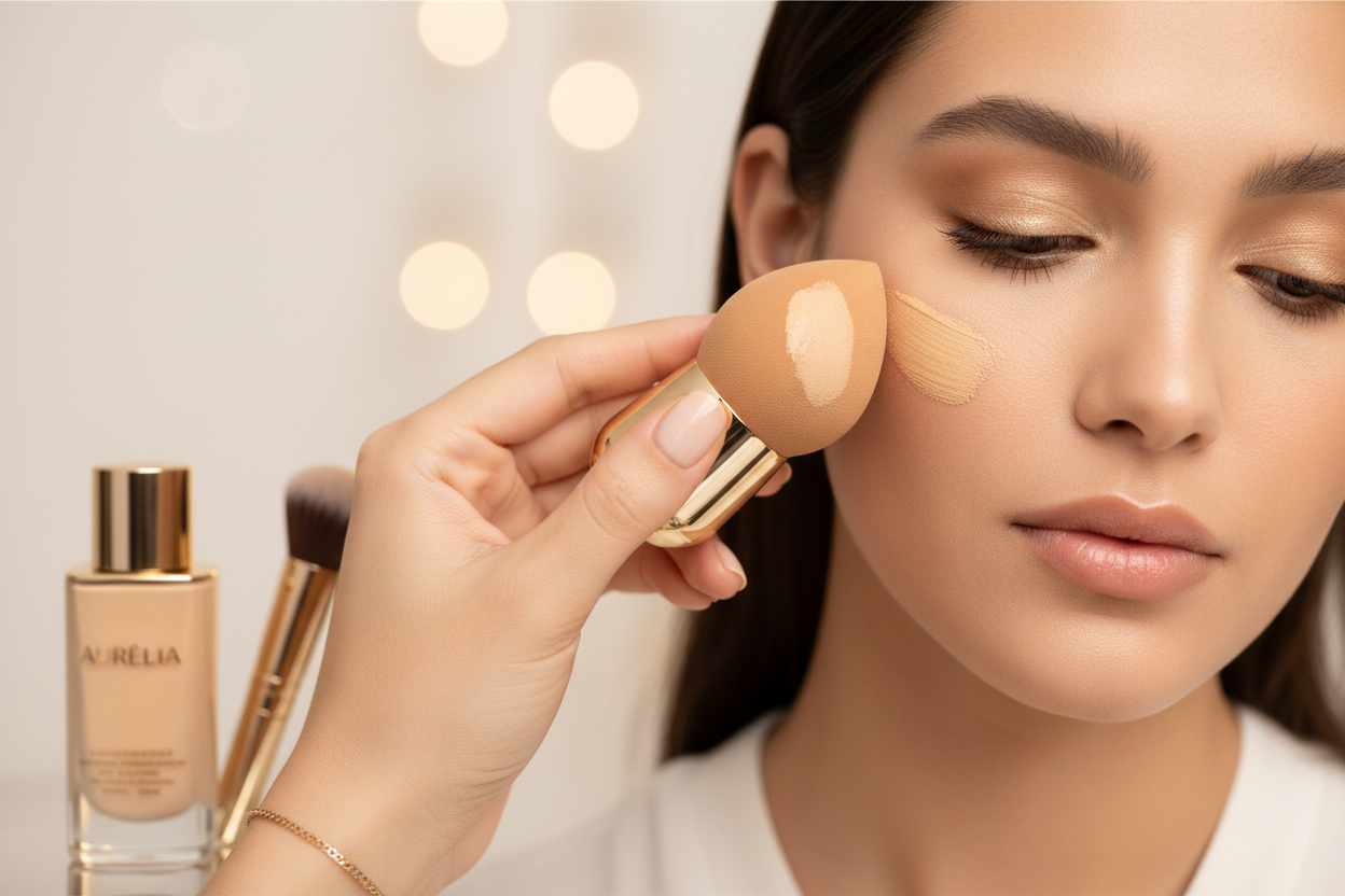 Beauty Blender for a flawless finish