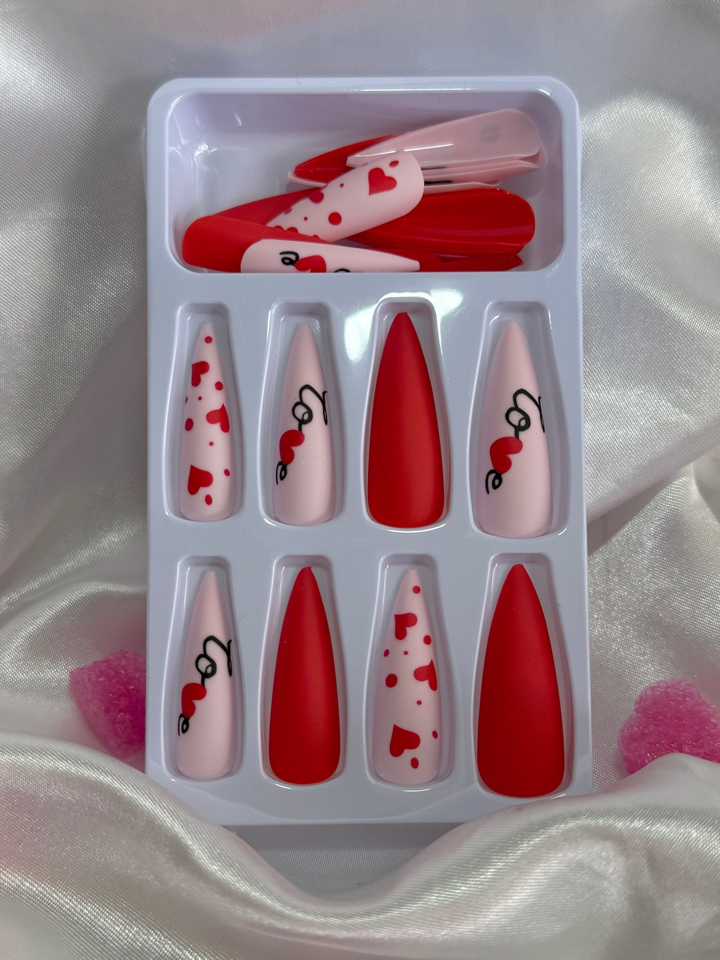 Press on Nails for Valentines